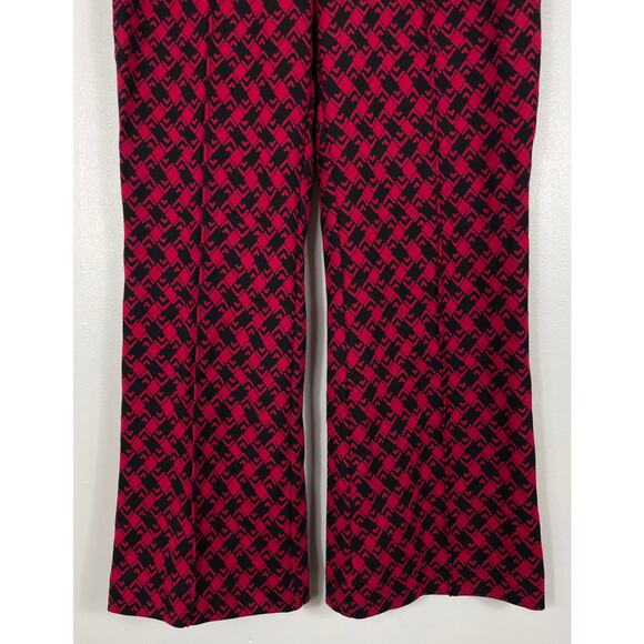 Maeve Red and Black Wide Leg Pants - Picture 6 of 12